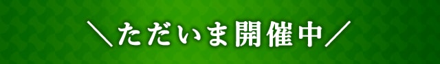 ＼ただいま開催中／