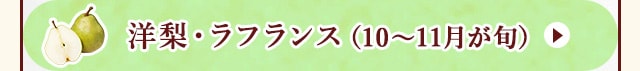 ◇１０～１１月が旬！《洋梨・ラフランス》
