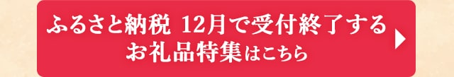 ◎ふるさと納税 12月で受付終了するお礼品特集はこちら◎