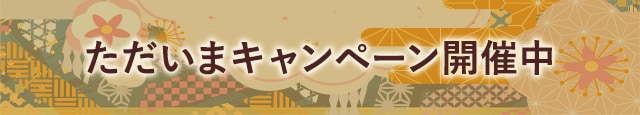 ただいまキャンペーン開催中！
