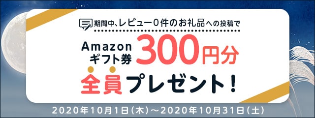 レビュー投稿キャンペーン2020年10月度