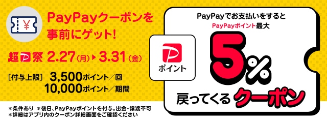 さとふるで最大5％戻ってくるPayPayクーポンキャンペーン