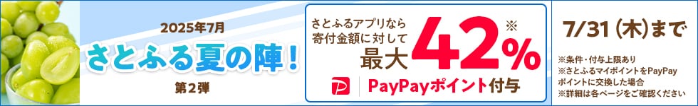 2025年7月 さとふる夏の陣！（第2弾）