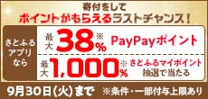 【さとふるアプリ限定】寄付をしてポイントがもらえるラストチャンス！（2025年9月超超超さとふる祭 第3弾＋超さとふるジャンボ）