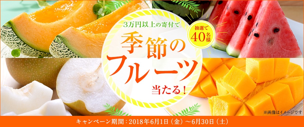 ふるさと納税 季節のフルーツプレゼントキャンペーン