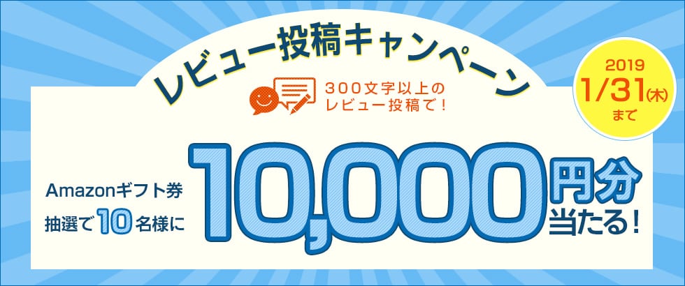ふるさと納税 お礼品レビュー投稿キャンペーン2019年1月度