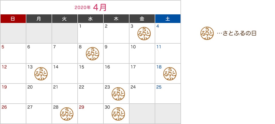 2020年4月度さとふるの日