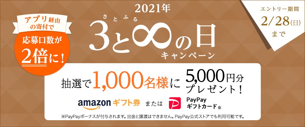2021年2月度 さとふるの日キャンペーン