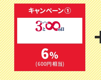 キャンペーン①:6%