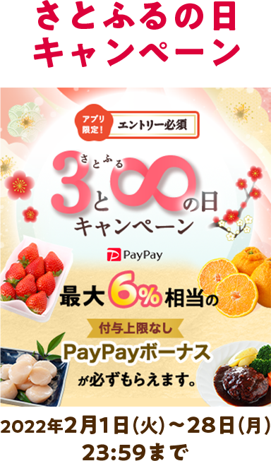 さとふるの日キャンペーン
