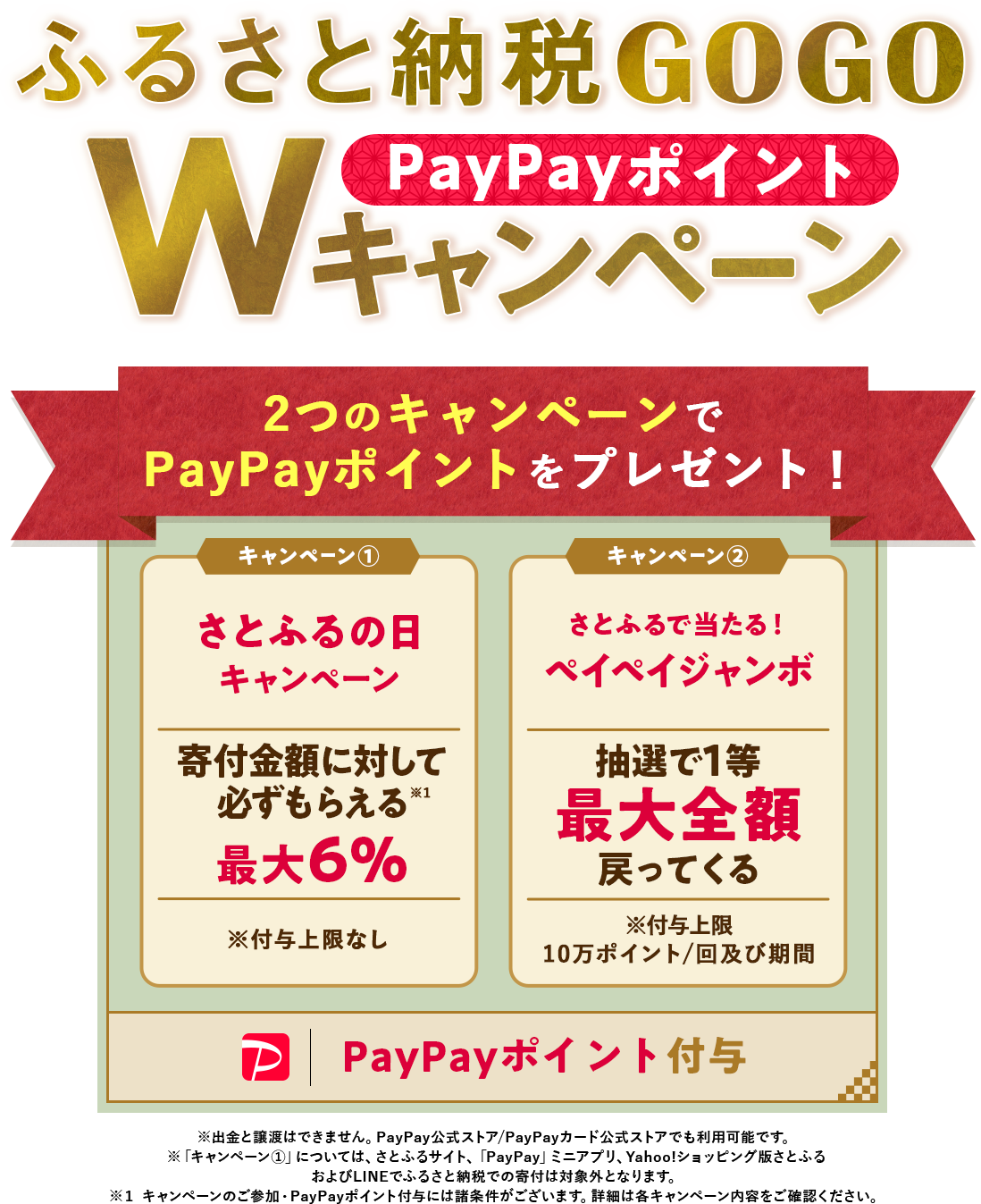 ふるさと納税GOGO Wキャンペーン