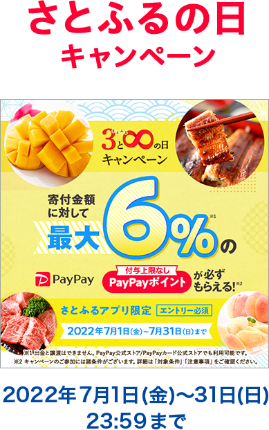 さとふるの日キャンペーン