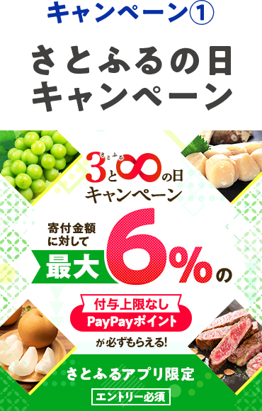 キャンペーン①さとふるの日キャンペーン