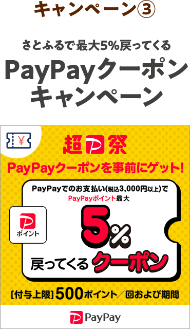 キャンペーン③PayPayクーポンキャンペーン