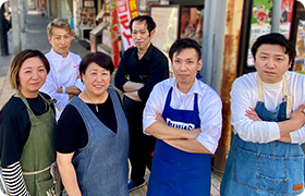 取り組みに参加される網走市の飲食店の方々