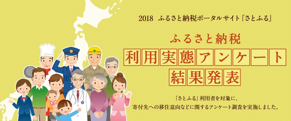 2018年 ふるさと納税利用実態アンケート結果発表