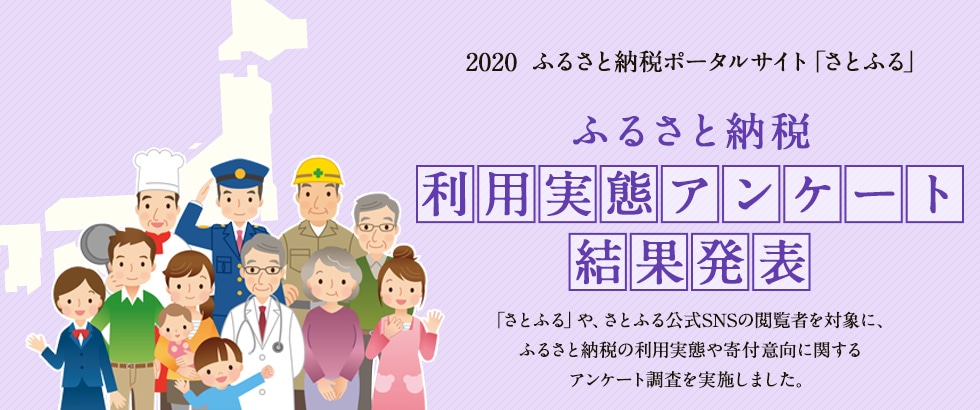 2020年 ふるさと納税利用実態アンケート結果発表