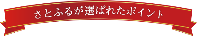 さとふるが選ばれたポイント