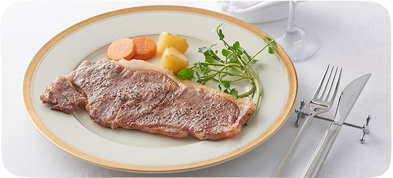 贅沢に、ステーキで! イメージ