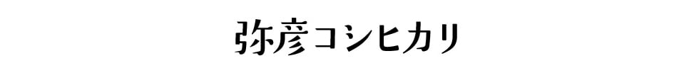 【平成27年度新米】 弥彦コシヒカリ