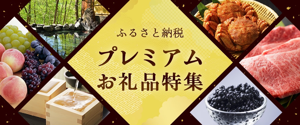 ふるさと納税 プレミアムお礼品特集