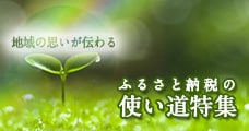 ふるさと納税の使い道特集