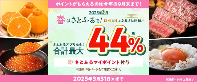 春はさとふるで！特別な日にふるさと納税（第2弾）