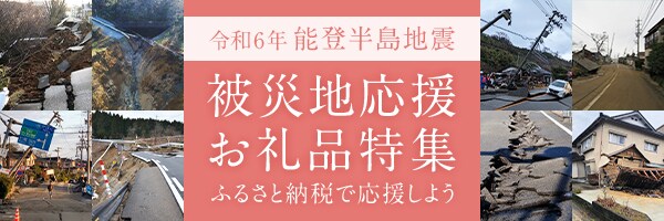 令和6年能登半島地震 被災地応援お礼品特集