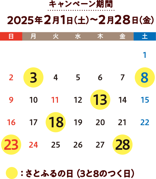 さとふるアプリ限定】2025年2月 さとふるの日キャンペーン | ふるさと