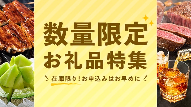 在庫限り！数量限定お礼品特集 | ふるさと納税サイト「さとふる」