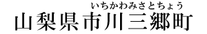 山梨県市川三郷町