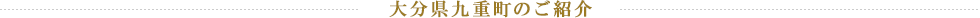 大分県九重町のご紹介