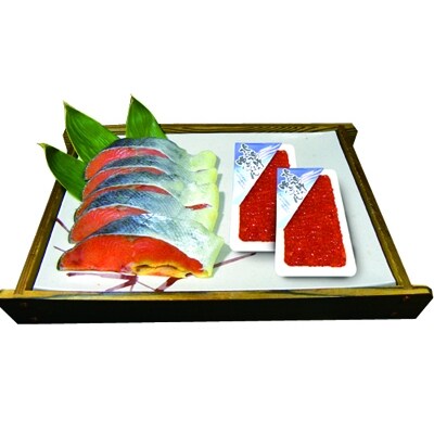 鮭山漬寒風干し切り身・イクラセット