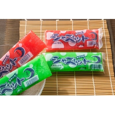 フルーツシャーベット(イチゴ・メロン)