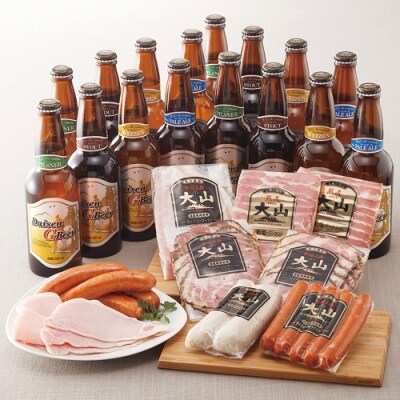 大山Gビール&大山ハムセット