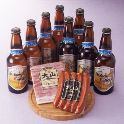【頒布会】大山Gビール&大山ハムAコース(全3回のお届け)