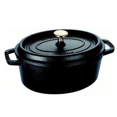STAUB(ストウブ) La Cocotte Oval 23㎝(ブラック)