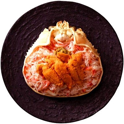 本ずわい甲羅盛り(うにのせ)プレミアム1個