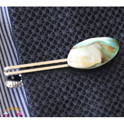 ~きらめきの島の宝物~夜光貝ネクタイピン