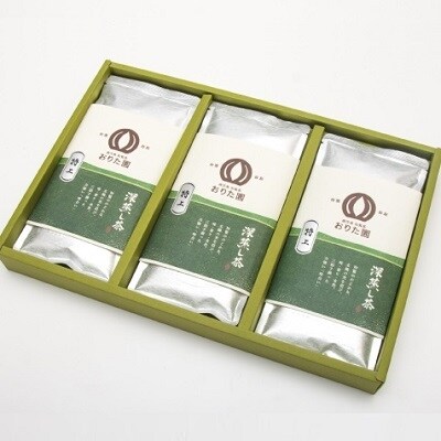 味・香り・水色の三拍子が揃った高級深蒸し茶3本セット