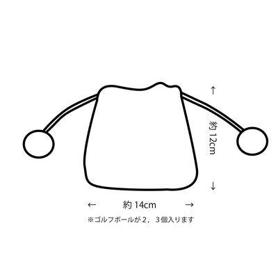 ミンクゴルフヘッドカバー(マホガニー)&ボール入れ(パステル)セット