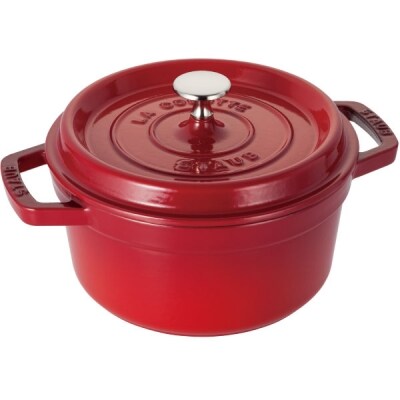 STAUB(ストウブ) Picot Cocotte Round 20cm (チェリー)