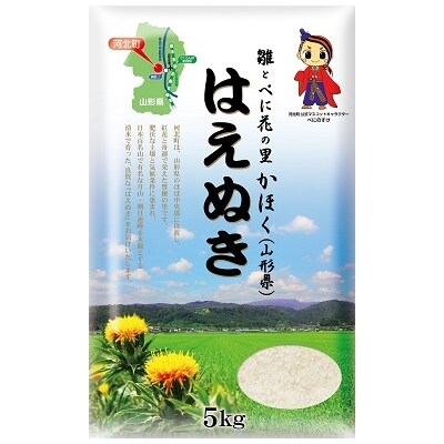 【平成31年4月発送分】 平成30年山形県河北町産『はえぬき』15kg【JAさがえ西村山】