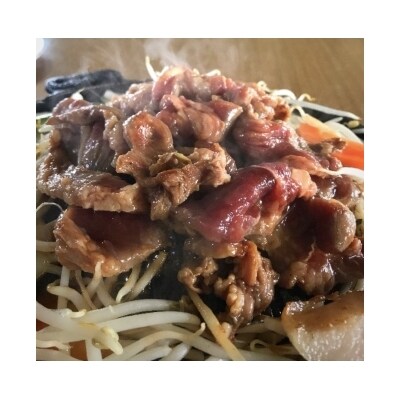 ラム・豚の味付けジンギスカンセット