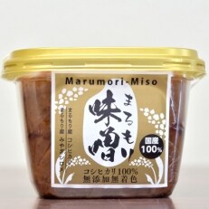 コシヒカリ100%使用  まるもり味噌　800g×2個