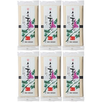 手延葛そうめん　6袋(天理市・東吉野村共通返礼品)