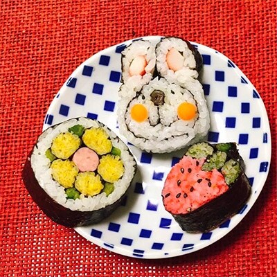 デコ巻ずし 2級資格取得レッスンB　ランチ付き(4時間・1名様分)