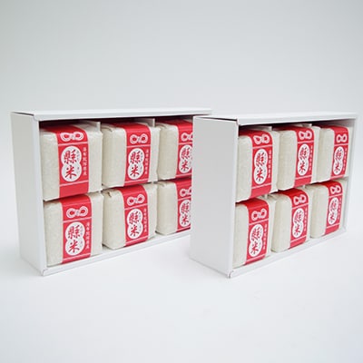 【大分県由布市産】令和元年産縣米300g(2合)×12個セット