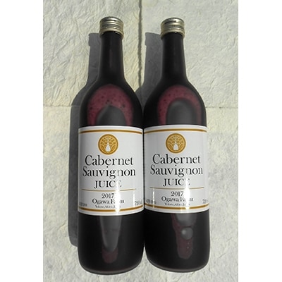 小川ぶどう園　カべルネ・ソーヴィニオン100%　ぶどうジュース　720ml ×2本