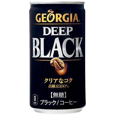 【コカ・コーラ社】ジョージアディープブラック 185g缶×30本